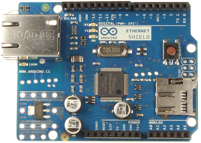 Módulo shield Arduino Ethernet
