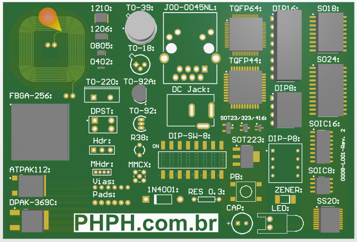 Placa Teste 3D